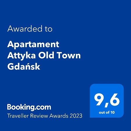 Apartament Attyka Old Town Gdansk Appartement Buitenkant foto
