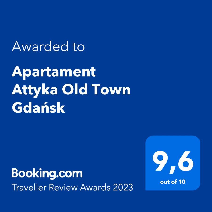 Apartament Attyka Old Town Gdansk Appartement Buitenkant foto